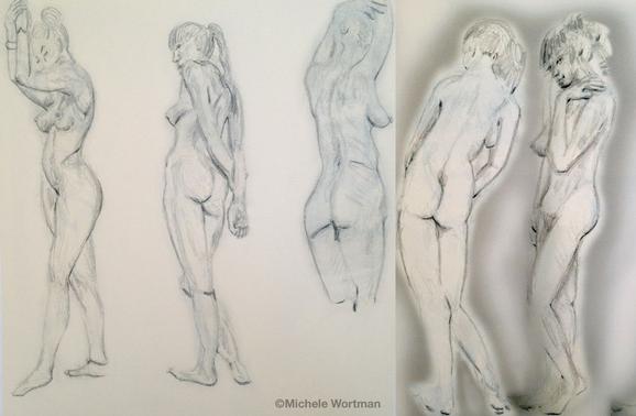 Michele Wortman - Palette&Chisel 1998 5min sketches